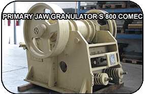 PRIMARY JAW GRANULATOR S 800 COMEC