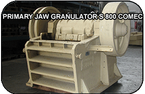 PRIMARY JAW GRANULATOR S 800 COMEC