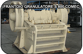 FRANTOIO GRANULATORE S 800 COMEC